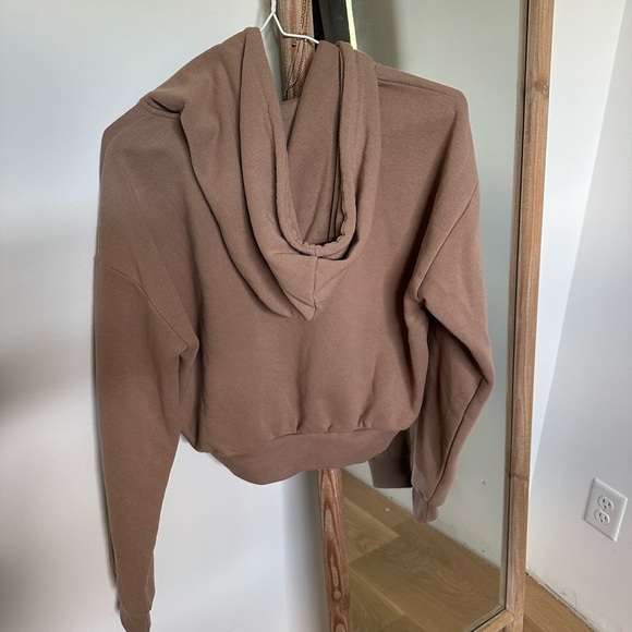 Forever 21 Brown Zip-Up Hoodie - Picture 2 of 2